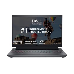 Picture of Dell G15-5530 - 13th Gen Intel Core i5-13450HX 15.6" Gaming Laptop (16GB/ 512GB SSD/ Full HD Display/ 6 GB Graphics/ NVIDIA GeForce RTX GEFORCE RTX 3050/120 Hz/ Windows 11 Home/ Ms Office/ 1 Year Warranty/ Dark Shadow Gray/ 2.65kg)